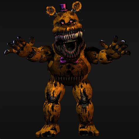 five nights at freddy's 4 nightmare fredbear|did fredbear turn into freddy.